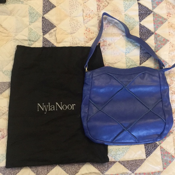 Vibrant blue Nyla Noor handbag. New with tags. - Picture 1 of 3